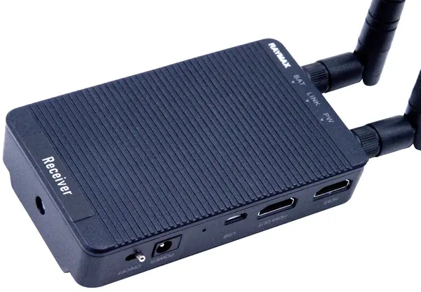 Wireless HDMI Extender. RAYMAX 200M Wireless HDMI Extender with Loop Out, 1080P Full HD for streaming from DSLR, Laptop, Set top Box to TV, Projector .